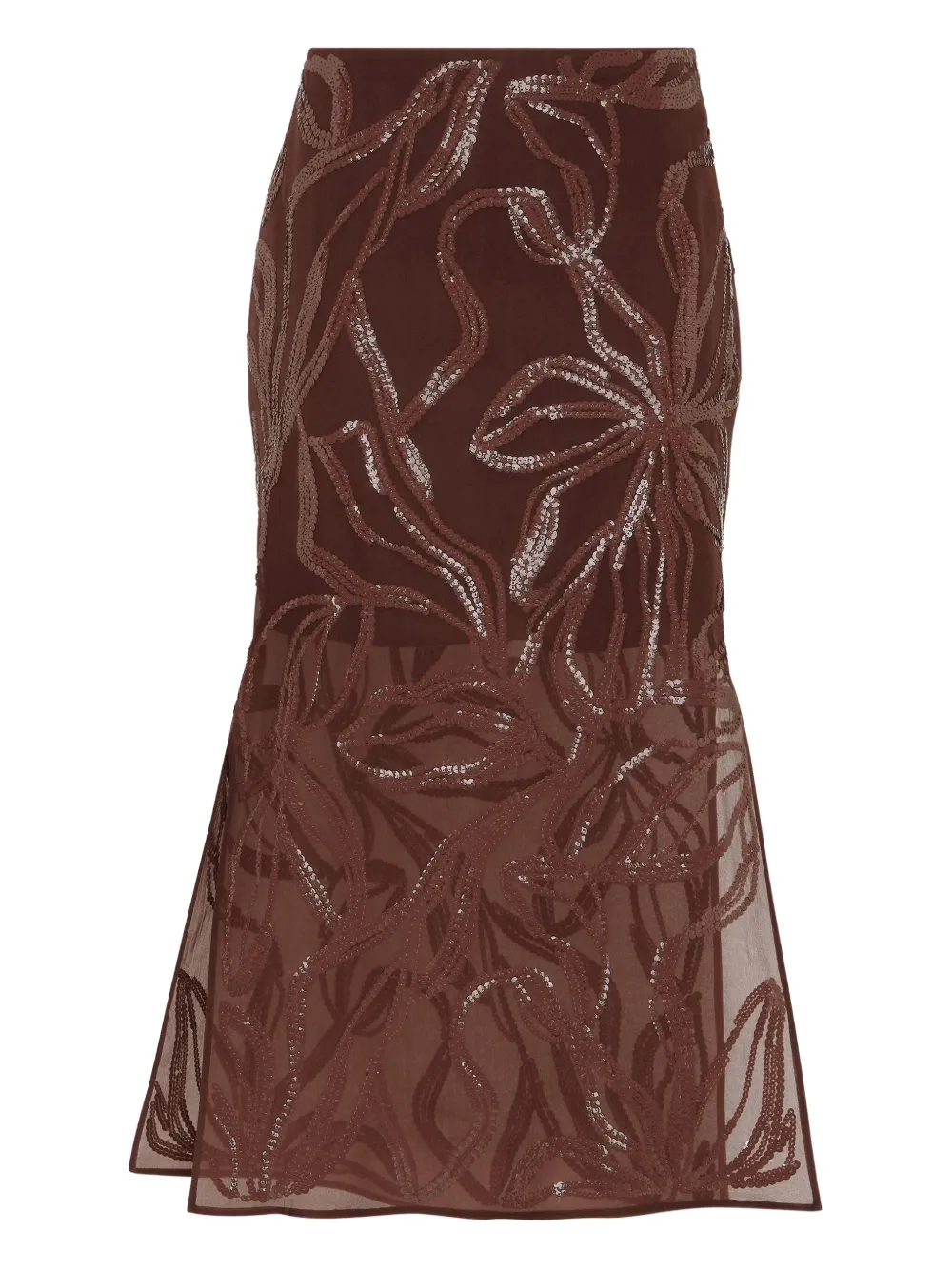Юбка миди с пайетками Brunello Cucinelli, коричневый
Юбка миди с пайетками Brunello Cucinelli, коричневый