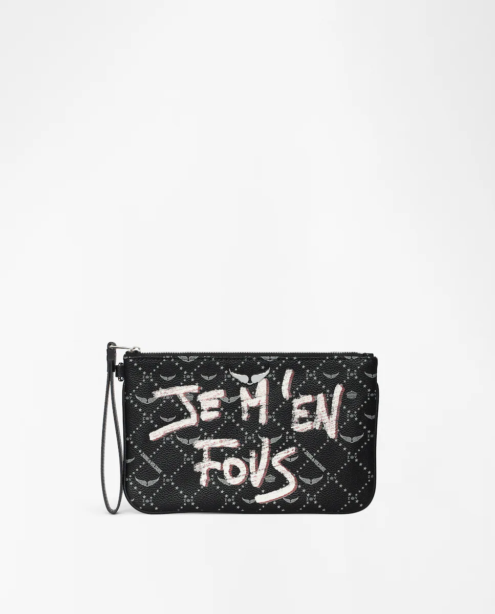 Черный клатч-сумочка с монограммой Z Zadig & Voltaire
Черный клатч-сумочка с монограммой Z Zadig & Voltaire