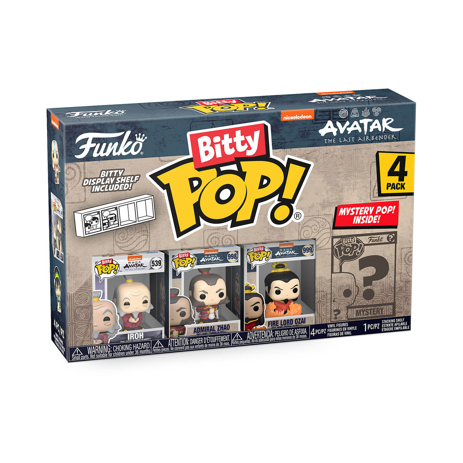 Аватар: Последний маг воздуха - набор из 4 фигурок Funko Bitty Pop, серия 3
Аватар: Последний маг воздуха - набор из 4 фигурок Funko Bitty Pop, серия 3