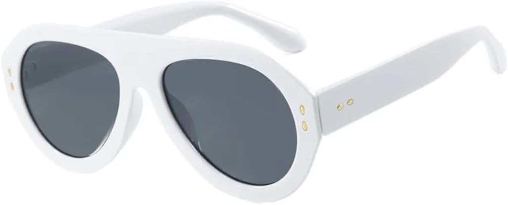 Большие модные женские солнцезащитные очки в стиле ретро, красные, с защитой от УФ-излучения UV400; мужские модные солнцезащитные очки с широкими дужками SZVVBKK, White Black
Большие модные женские солнцезащитные очки в стиле ретро, красные, с защитой от УФ-излучения UV400; мужские модные солнцезащитные очки с широкими дужками SZVVBKK, White Black