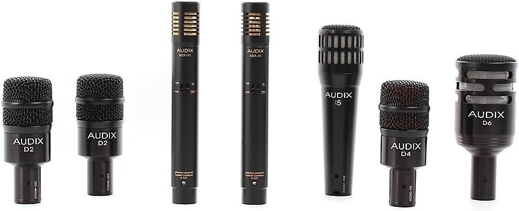 Комплект микрофонов Audix DP7 7-Piece Drum Microphone Package 
Комплект микрофонов Audix DP7 7-Piece Drum Microphone Package