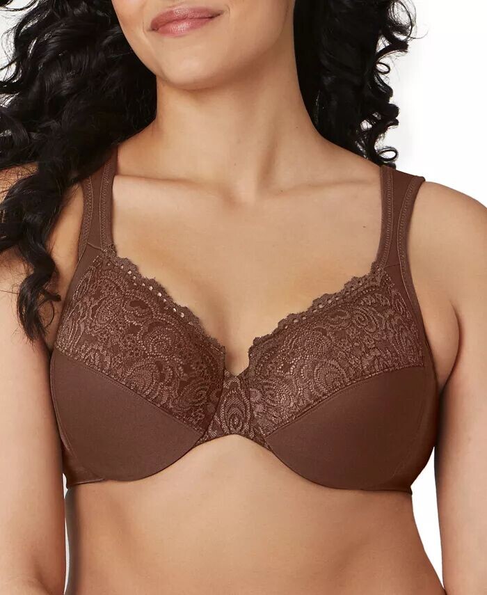 Женский бюстгальтер Wonderwire Back Close Bra 1240 для полных женщин больших размеров Glamorise, коричневый
Женский бюстгальтер Wonderwire Back Close Bra 1240 для полных женщин больших размеров Glamorise, коричневый