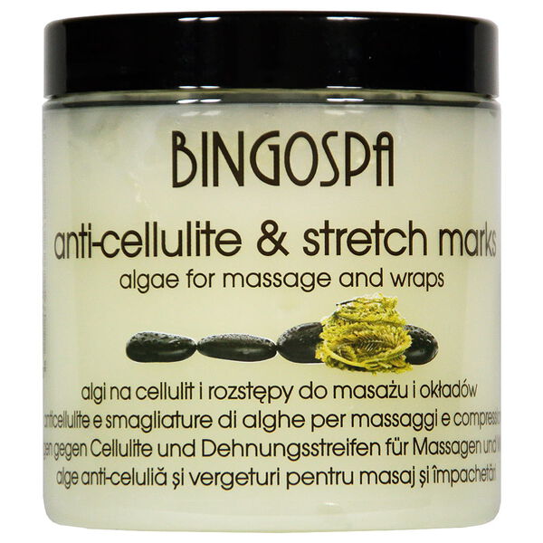 Водоросли от целлюлита и растяжек для обертываний и массажа, 250 г Bingospa
Водоросли от целлюлита и растяжек для обертываний и массажа, 250 г Bingospa