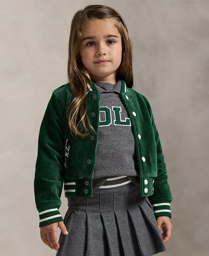 Детская вязаная куртка-бомбер для девочек 2T-6X Polo Ralph Lauren, зеленый
Детская вязаная куртка-бомбер для девочек 2T-6X Polo Ralph Lauren, зеленый