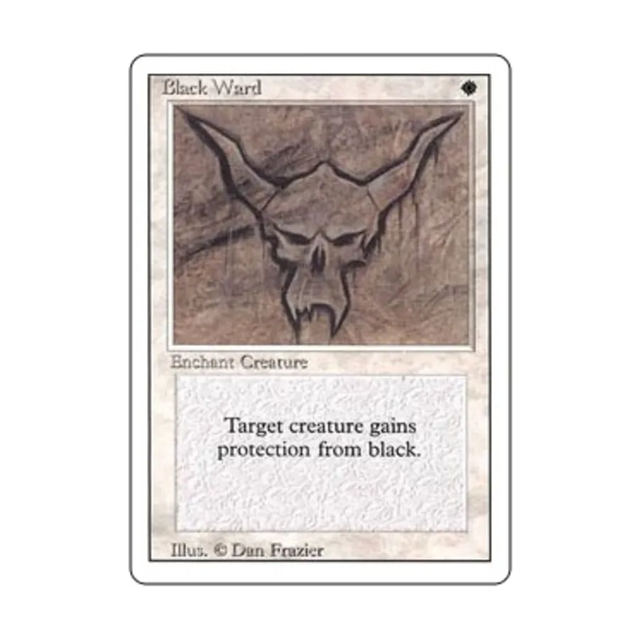 CCG Черный Уорд (U), MTG - 3rd Edition (Revised)
CCG Черный Уорд (U), MTG - 3rd Edition (Revised)