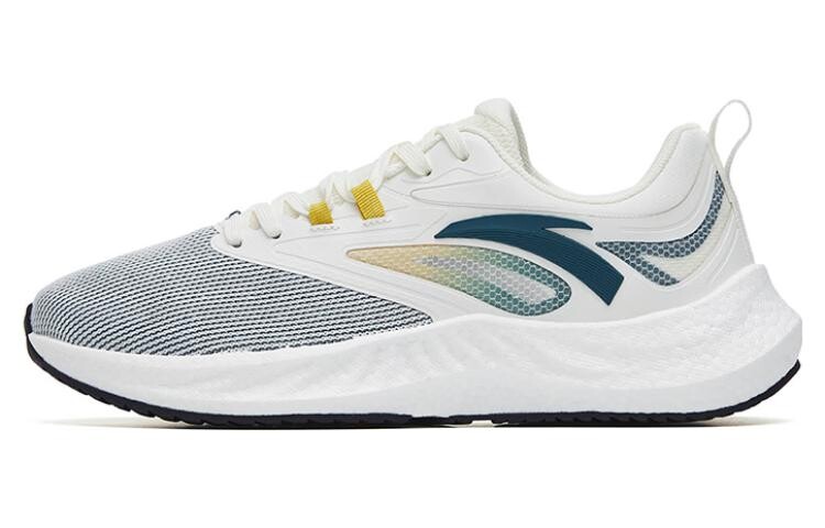 Кроссовки Martian Foam для бега мужские с низким верхом цвета слоновой кости/желтого/зеленого цвета с эффектом водоема Anta 
Кроссовки Martian Foam для бега мужские с низким верхом цвета слоновой кости/желтого/зеленого цвета с эффектом водоема Anta