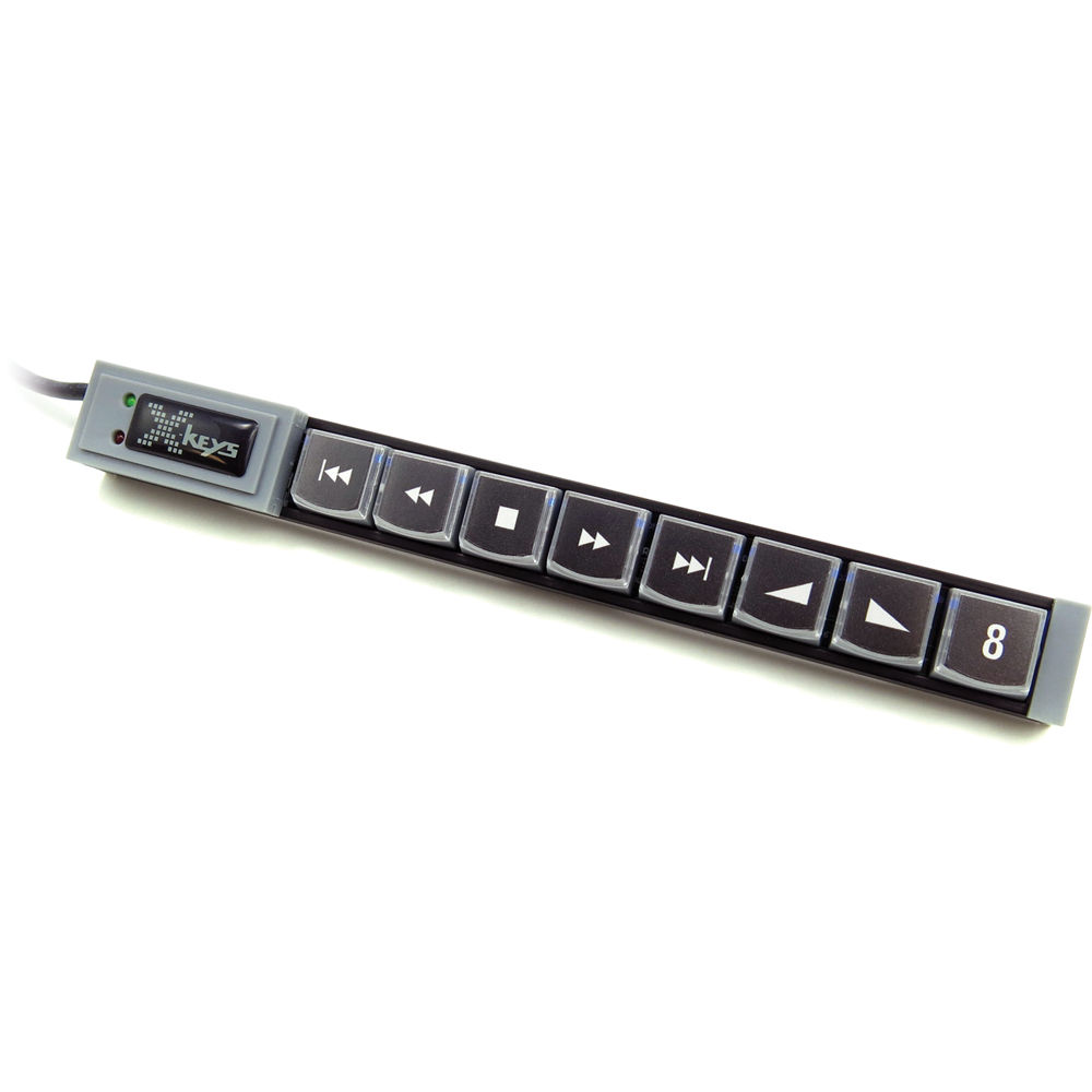 X-keys XK-8 Stick с восемью программируемыми клавишами
X-keys XK-8 Stick с восемью программируемыми клавишами