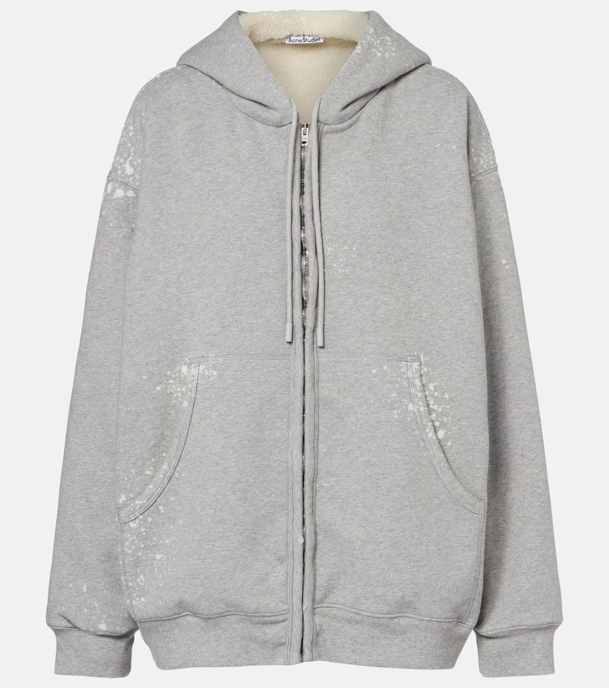 Лого худи на молнии Acne Studios, Grey Melange
Лого худи на молнии Acne Studios, Grey Melange
