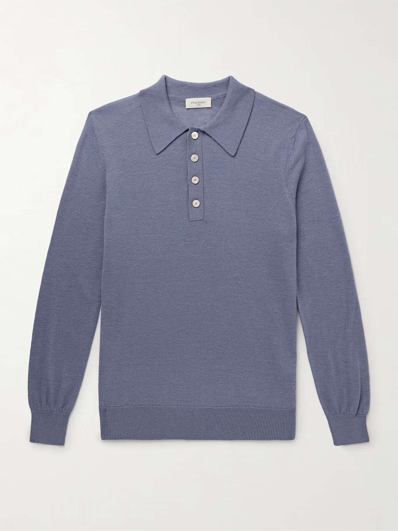 Рубашка-поло Slim-Fit из смеси шелка и кашемира Mulberry PIACENZA 1733, синий
Рубашка-поло Slim-Fit из смеси шелка и кашемира Mulberry PIACENZA 1733, синий