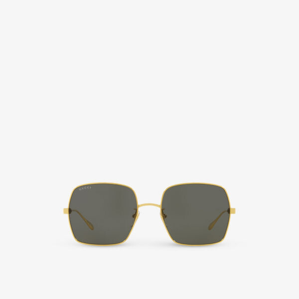 Gc002133 gg1434s солнцезащитные очки в квадратной оправе из металла Gucci, золотой
Gc002133 gg1434s солнцезащитные очки в квадратной оправе из металла Gucci, золотой