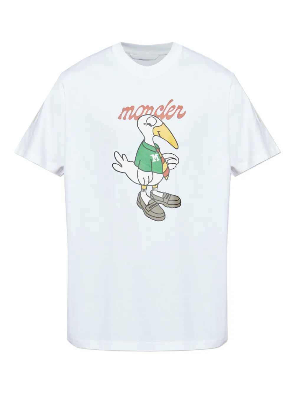 Хлопковая футболка с принтом птиц MONCLER, белый
Хлопковая футболка с принтом птиц MONCLER, белый
