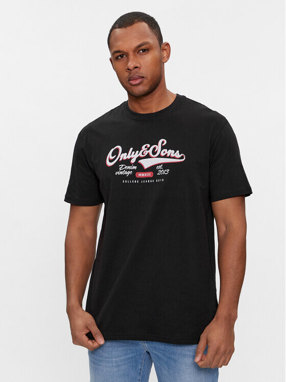 Футболка стандартного кроя Only & Sons, черный
Футболка стандартного кроя Only & Sons, черный