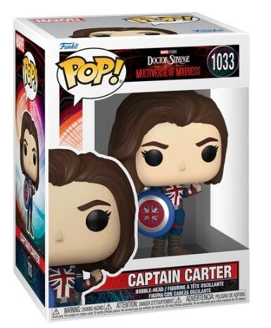 Funko POP! Марвел, коллекционная фигурка, Доктор. Стрэндж, капитан Картер, 1033 год.
Funko POP! Марвел, коллекционная фигурка, Доктор. Стрэндж, капитан Картер, 1033 год.
