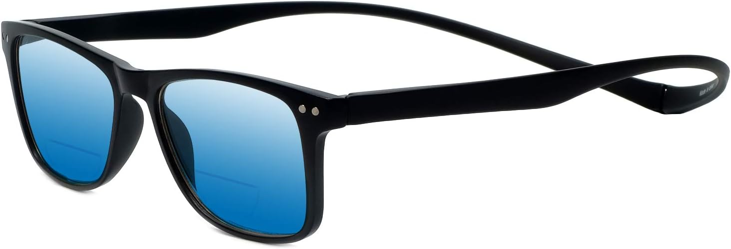 Солнцезащитные очки Magz Astoria Classic Square с магнитной поляризацией, бифокальные, для мужчин и женщин, с застежкой-пряжкой для чтения, Matte Black Frame/Blue Mirror Lens
Солнцезащитные очки Magz Astoria Classic Square с магнитной поляризацией, бифокальные, для мужчин и женщин, с застежкой-пряжкой для чтения, Matte Black Frame/Blue Mirror Lens