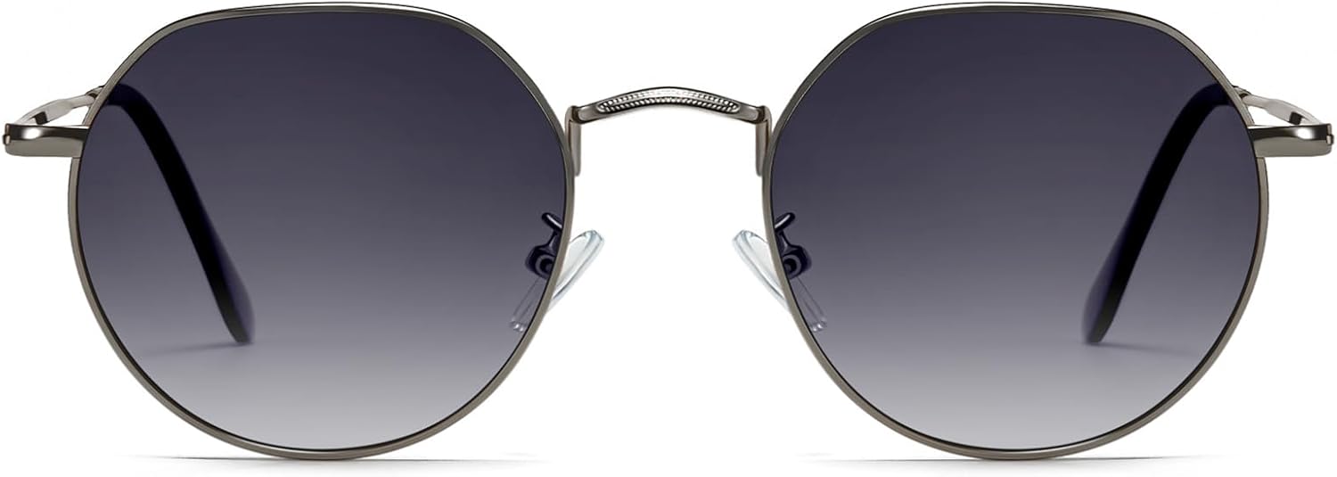 Поляризованные легкие солнцезащитные очки SUNGAIT для женщин, уникальный дизайн, ретро-солнцезащитные очки для мужчин, винтажные классические очки, защита от УФ-излучения, Gunmetal Frame/Gray Gradient Lens
Поляризованные легкие солнцезащитные очки SUNGAIT для женщин, уникальный дизайн, ретро-солнцезащитные очки для мужчин, винтажные классические очки, защита от УФ-излучения, Gunmetal Frame/Gray Gradient Lens