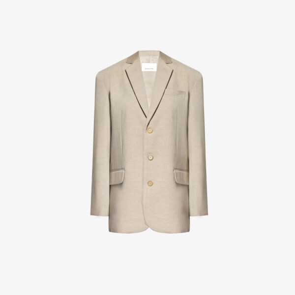 Тканая куртка оверсайз Gelso Frankie Shop, коричневый
Тканая куртка оверсайз Gelso Frankie Shop, коричневый