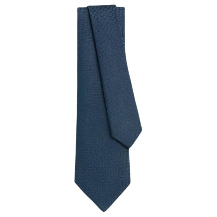 HERMES Мужской шелковый галф морской синий, Light Marine Blue 
HERMES Мужской шелковый галф морской синий, Light Marine Blue