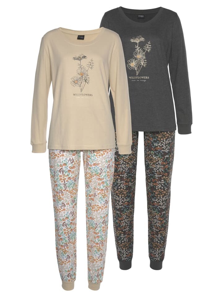 Пижама VIVANCE DREAMS, цвет sand-geblümt, dunkelgrau-geblümt
Пижама VIVANCE DREAMS, цвет sand-geblümt, dunkelgrau-geblümt