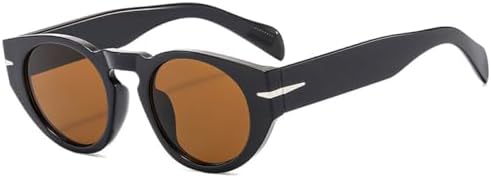 Ретро овальные солнцезащитные очки для женщин, модные широкие дужки для мужчин, темно-зеленые, с защитой от УФ-излучения UV400, декоративными заклепками, в стиле панк MTZJH, Black Tea
Ретро овальные солнцезащитные очки для женщин, модные широкие дужки для мужчин, темно-зеленые, с защитой от УФ-излучения UV400, декоративными заклепками, в стиле панк MTZJH, Black Tea