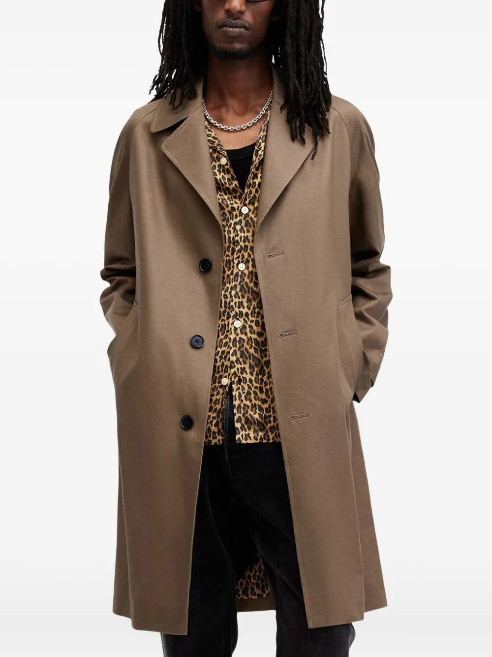 Пальто Montell Mac на пуговицах AllSaints, коричневый
Пальто Montell Mac на пуговицах AllSaints, коричневый