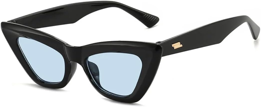 Солнцезащитные очки с защитой от УФ-излучения UV400 | «Кошачий глаз», маленькая оправа | Линзы конфетных цветов для занятий спортом на открытом воздухе и вождения DSVIGF, Black Blue
Солнцезащитные очки с защитой от УФ-излучения UV400 | «Кошачий глаз», маленькая оправа | Линзы конфетных цветов для занятий спортом на открытом воздухе и вождения DSVIGF, Black Blue