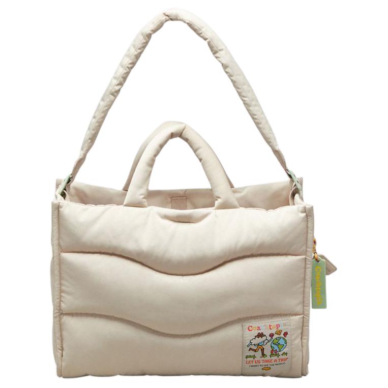 Сумка-шоппер из переработанного полиэстера унисекс облачно-белый COACH Tubas
Сумка-шоппер из переработанного полиэстера унисекс облачно-белый COACH Tubas