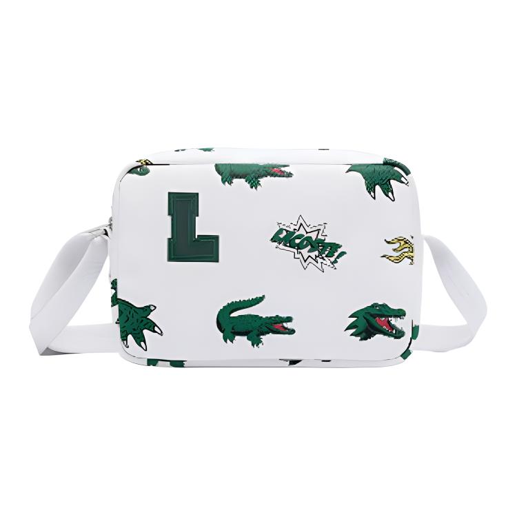 LACOSTE Праздничная серия ПВХ наплечная сумка кроссбоди малого размера унисекс белая, White
LACOSTE Праздничная серия ПВХ наплечная сумка кроссбоди малого размера унисекс белая, White