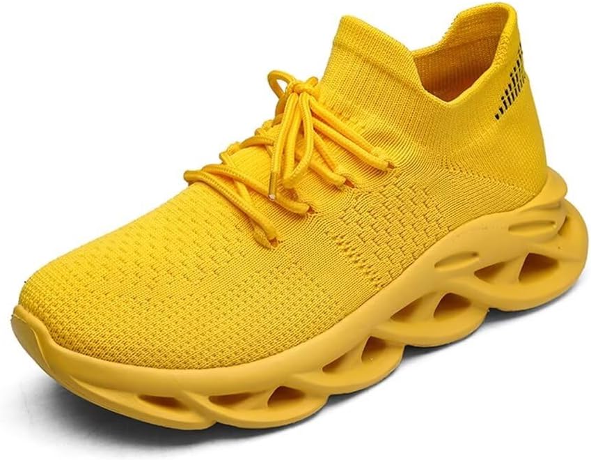 Мужские кроссовки Jakcuz для повседневной носки и тенниса, однотонные, удобные, с сетчатой дышащей тканью, модные кроссовки для ходьбы, желтый
Мужские кроссовки Jakcuz для повседневной носки и тенниса, однотонные, удобные, с сетчатой дышащей тканью, модные кроссовки для ходьбы, желтый