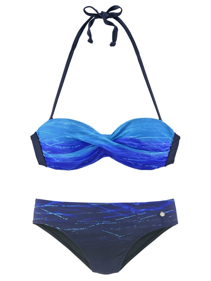 Комплект бикини LASCANA, цвет blau-bedruckt
Комплект бикини LASCANA, цвет blau-bedruckt