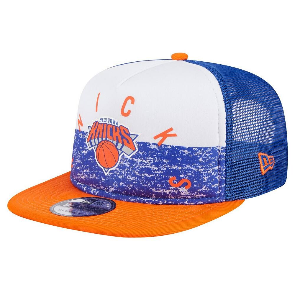 Мужская кепка New Era Blue New York Knicks Arch A-Frame Trucker 9FIFTY Snapback, цвет Kni Blue
Мужская кепка New Era Blue New York Knicks Arch A-Frame Trucker 9FIFTY Snapback, цвет Kni Blue