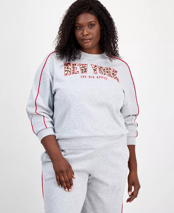 Толстовка с принтом New York больших размеров Rebellious One, серый
Толстовка с принтом New York больших размеров Rebellious One, серый