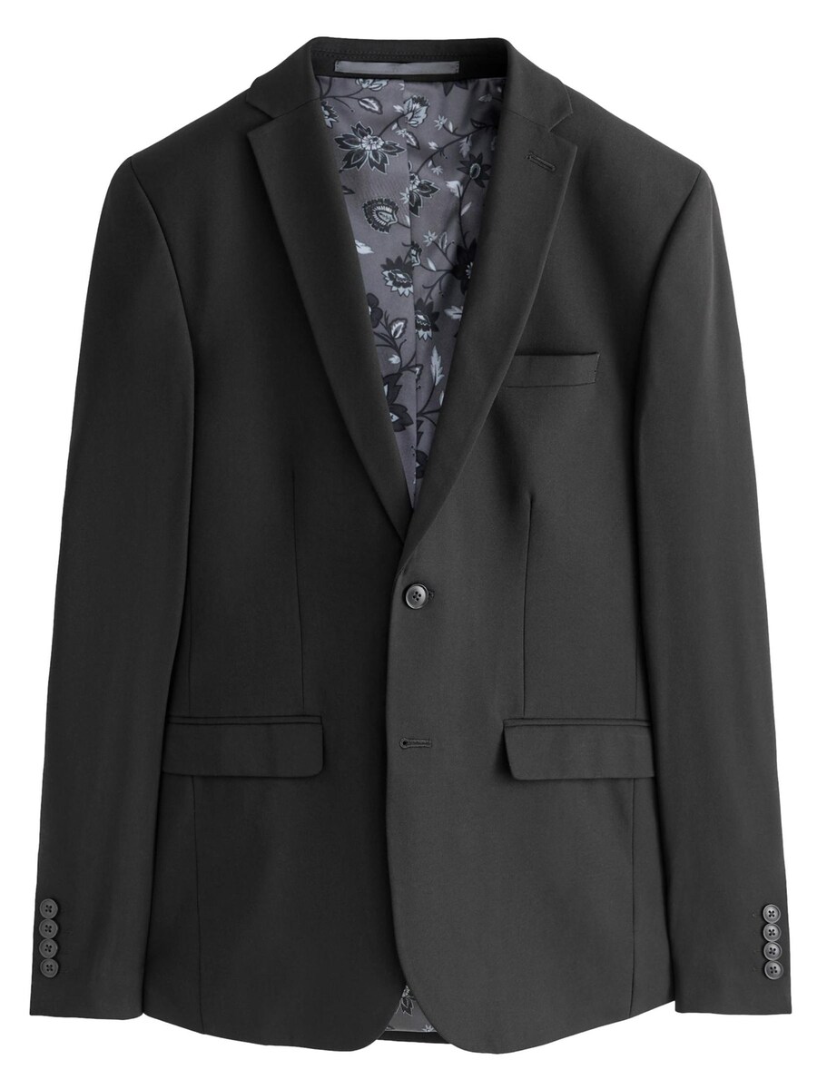 Приталенный пиджак Next, черный
Приталенный пиджак Next, черный