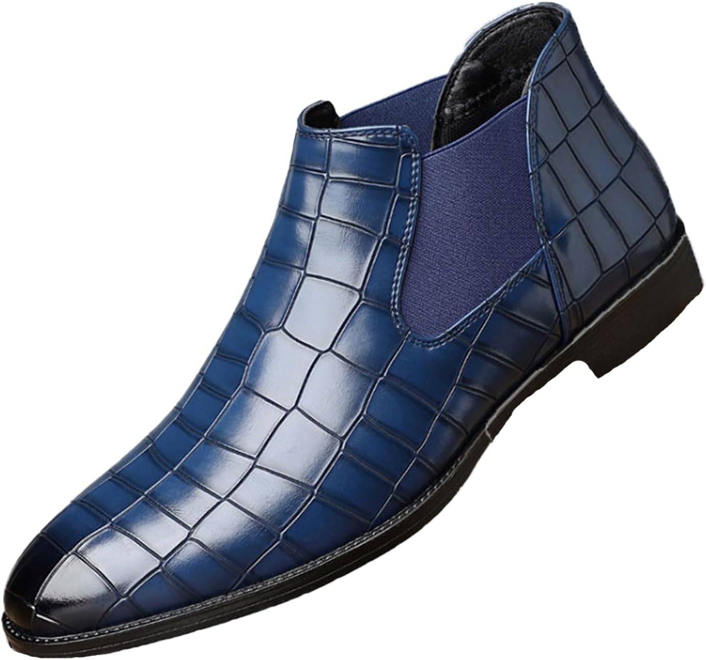 Кожаные Челси-бутсы с принтом, с эластичной вставкой, деловые туфли на липучке, ботильоны до щиколотки, модные классические ботинки для работы и вечеринок, чукка-бутсы для мужчин Enoegmsd, синий
Кожаные Челси-бутсы с принтом, с эластичной вставкой, деловые туфли на липучке, ботильоны до щиколотки, модные классические ботинки для работы и вечеринок, чукка-бутсы для мужчин Enoegmsd, синий