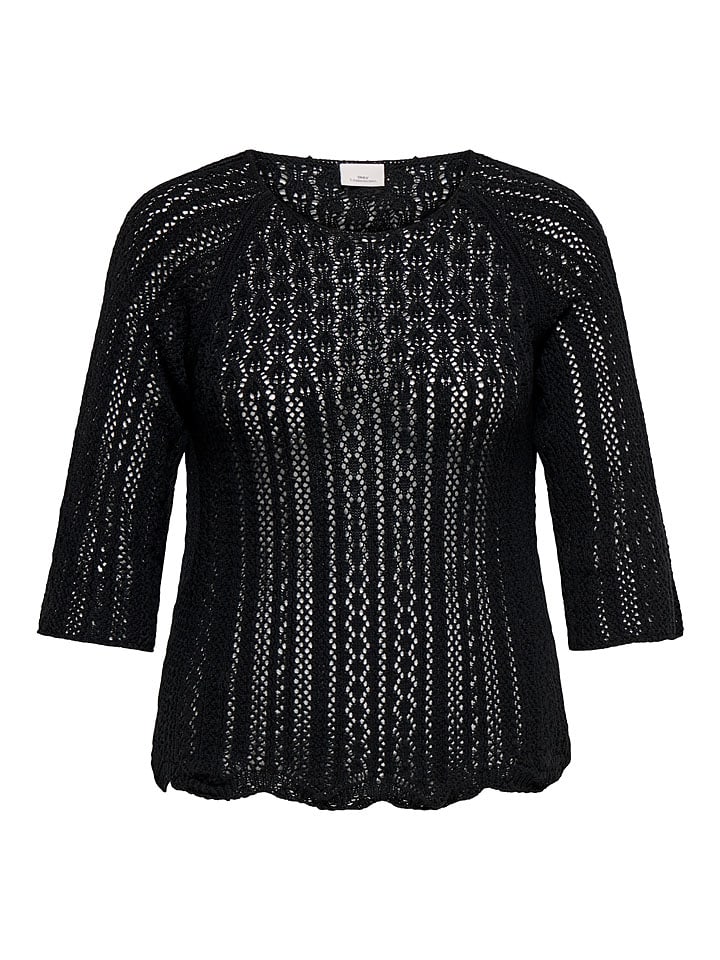 Свитер ONLY Carmakoma, черный 
Свитер ONLY Carmakoma, черный