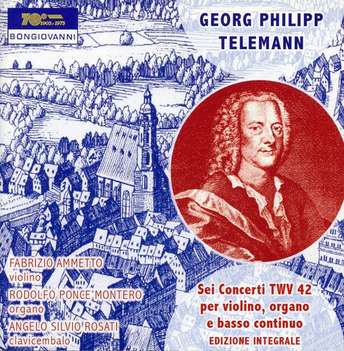 CD диск Telemann / Ammetto / Ponce Montero: Sei Concerti TWV 42 (1734) Per Violino / Organo E
CD диск Telemann / Ammetto / Ponce Montero: Sei Concerti TWV 42 (1734) Per Violino / Organo E