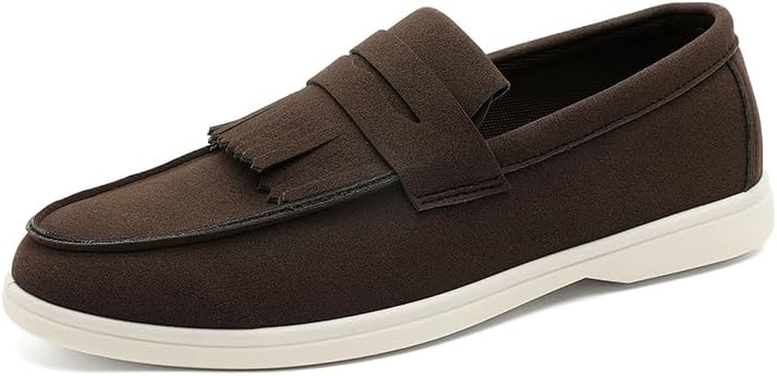 Мужские замшевые лоферы с бахромой, повседневные слипоны с легкой удобной подошвой Generic, Coffee
Мужские замшевые лоферы с бахромой, повседневные слипоны с легкой удобной подошвой Generic, Coffee