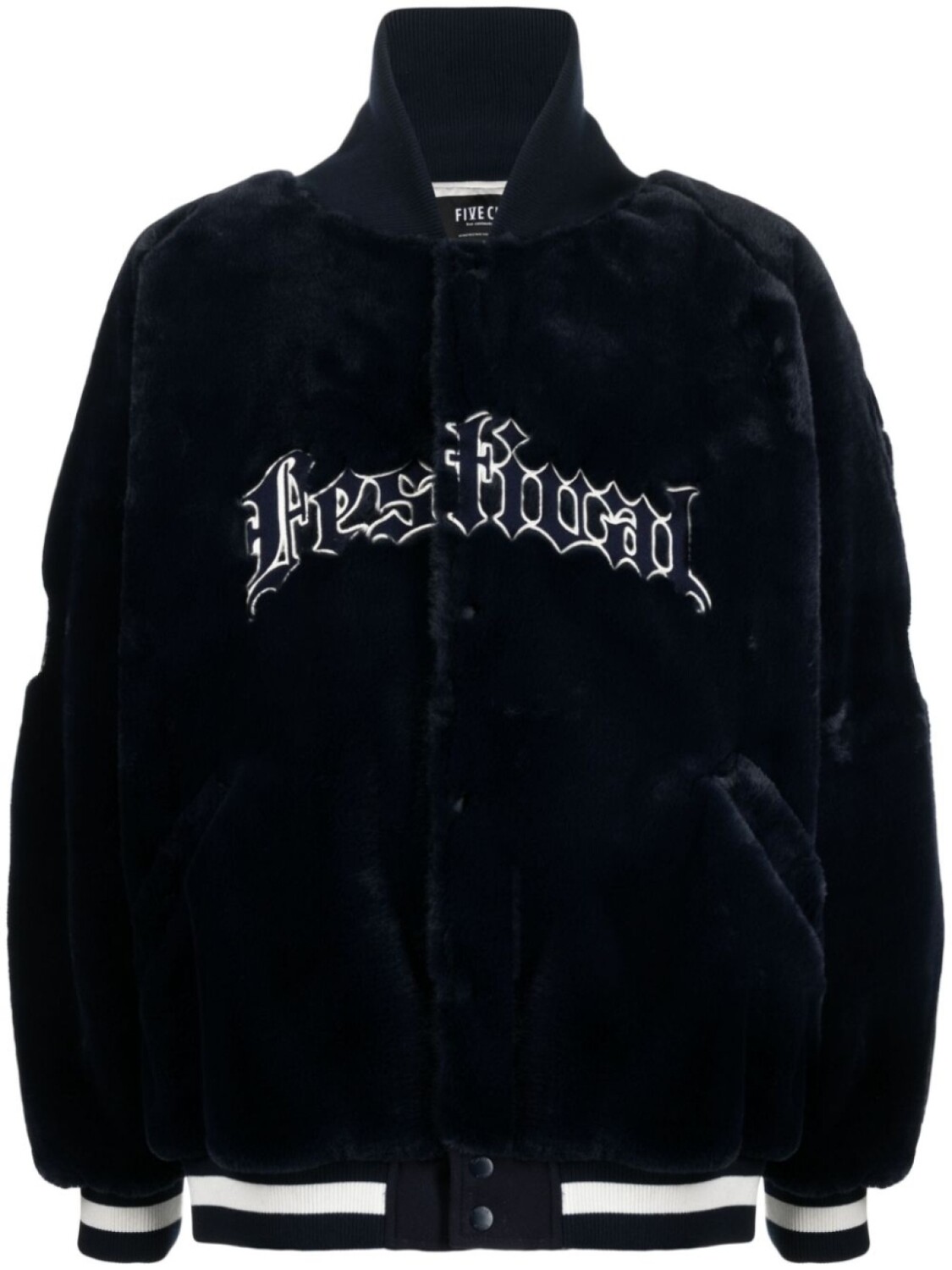 Five Cm куртка из искусственного меха с вышитым логотипом, синий
Five Cm куртка из искусственного меха с вышитым логотипом, синий