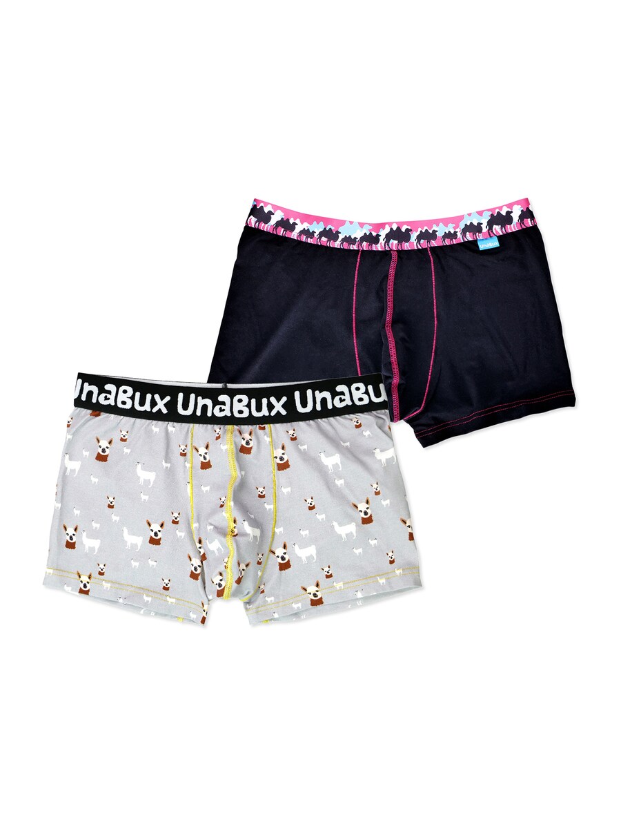 Боксеры UNABUX, серый/черный
Боксеры UNABUX, серый/черный