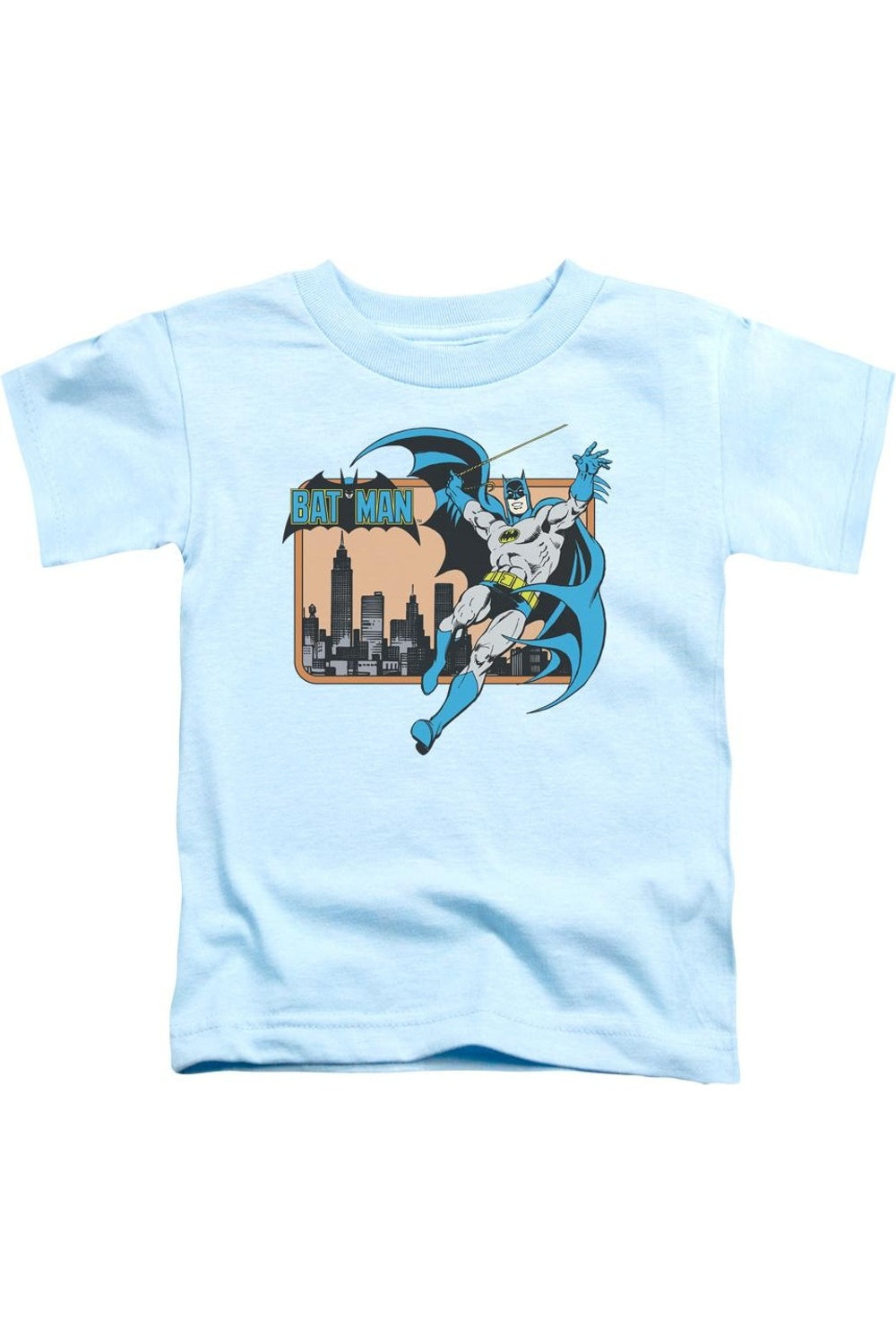 Футболка с коротким рукавом DC Comics Batman In The City для детей Gildan, светло-голубой
Футболка с коротким рукавом DC Comics Batman In The City для детей Gildan, светло-голубой