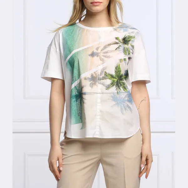 Футболка стандартного кроя Marc Cain, белый
Футболка стандартного кроя Marc Cain, белый