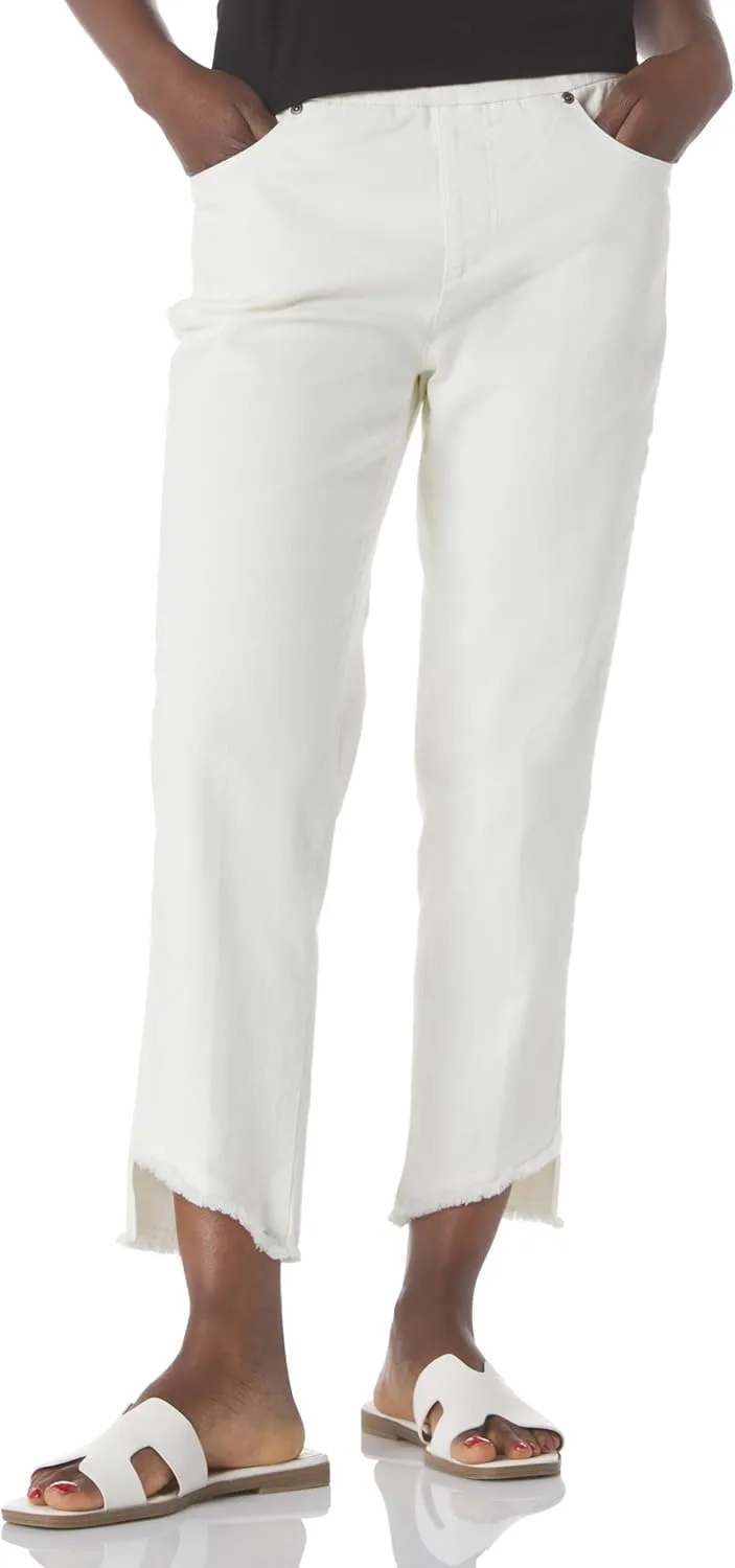 SLIM-SATION женские джинсы с пятью карманами и косым подолом
SLIM-SATION женские джинсы с пятью карманами и косым подолом