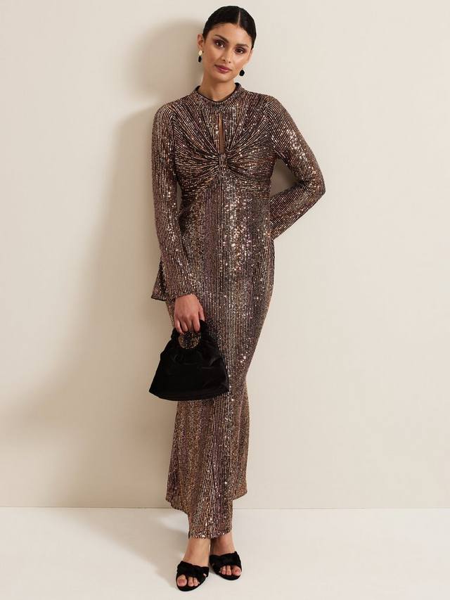 Макси-платье с пайетками renila Phase Eight, разноцветный
Макси-платье с пайетками renila Phase Eight, разноцветный