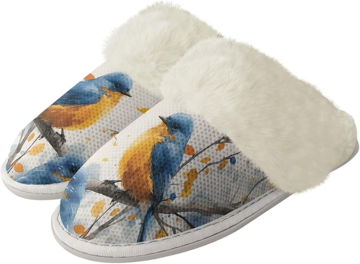 Мягкие домашние тапочки для мужчин и женщин, зимние теплые хлопковые домашние тапочки, бесшумные, моющиеся, с нескользящей резиновой подошвой Watdotory, Tree Bird
Мягкие домашние тапочки для мужчин и женщин, зимние теплые хлопковые домашние тапочки, бесшумные, моющиеся, с нескользящей резиновой подошвой Watdotory, Tree Bird