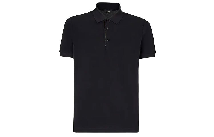 Базовая поло с короткими рукавами FENDI, черный
Базовая поло с короткими рукавами FENDI, черный