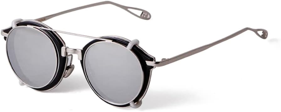 MUTYNE Винтажные солнцезащитные очки в стиле стимпанк с клипсой, мужские, модные, классический леопардовый принт, металлические круглые линзы со съемными откидными линзами, C3
MUTYNE Винтажные солнцезащитные очки в стиле стимпанк с клипсой, мужские, модные, классический леопардовый принт, металлические круглые линзы со съемными откидными линзами, C3