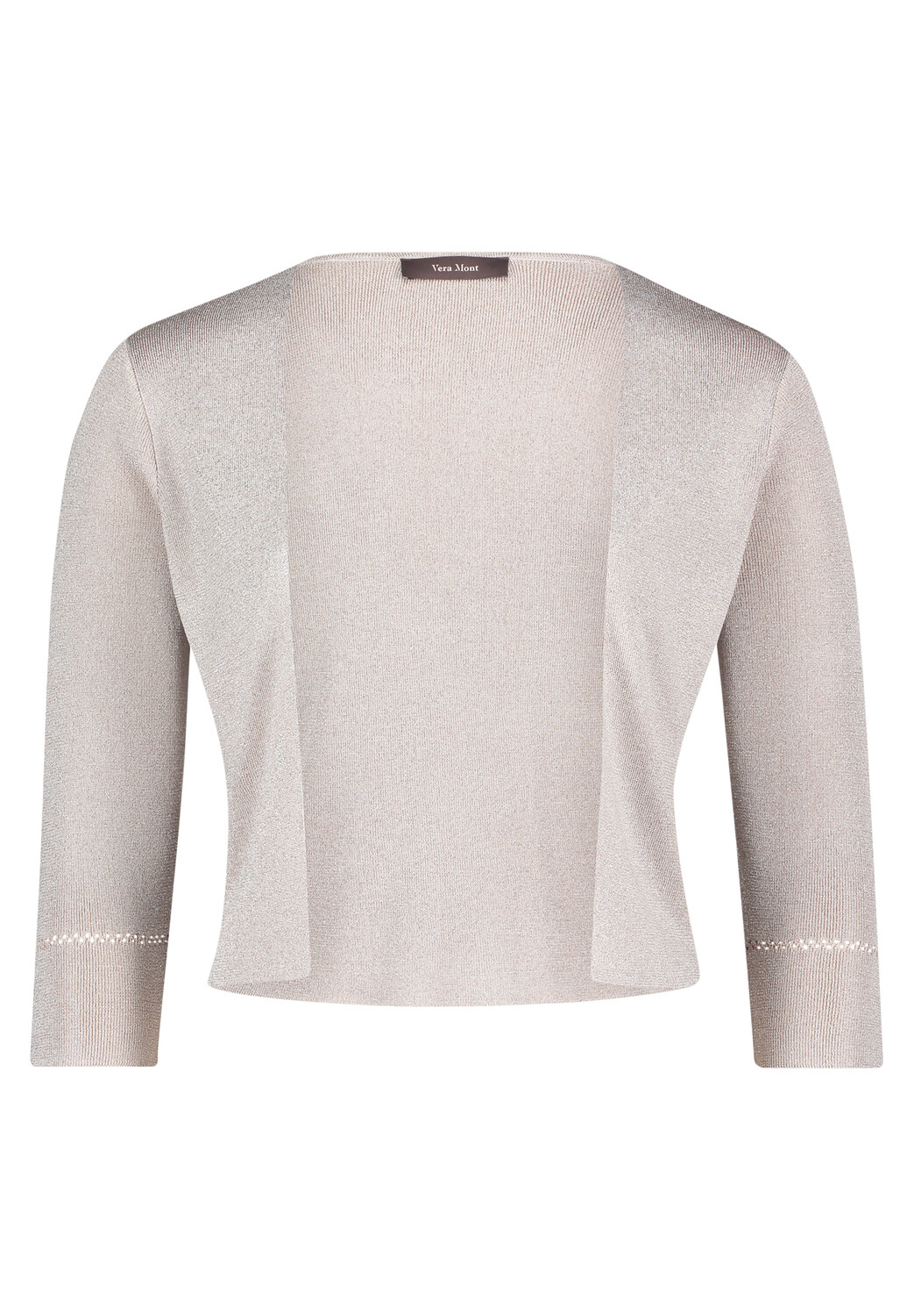 Кардиган Vera Mont Strickbolero ohne Verschluss, цвет Silver/Beige 
Кардиган Vera Mont Strickbolero ohne Verschluss, цвет Silver/Beige