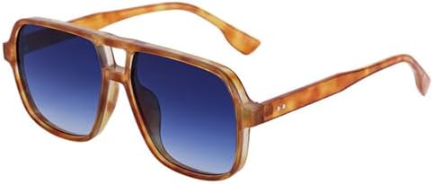 Ретро-солнцезащитные очки с двойной перемычкой для женщин, градиентные солнцезащитные очки UV400, модные солнцезащитные очки для мужчин с заклепками MTZJH, Amber Blue Gradient
Ретро-солнцезащитные очки с двойной перемычкой для женщин, градиентные солнцезащитные очки UV400, модные солнцезащитные очки для мужчин с заклепками MTZJH, Amber Blue Gradient