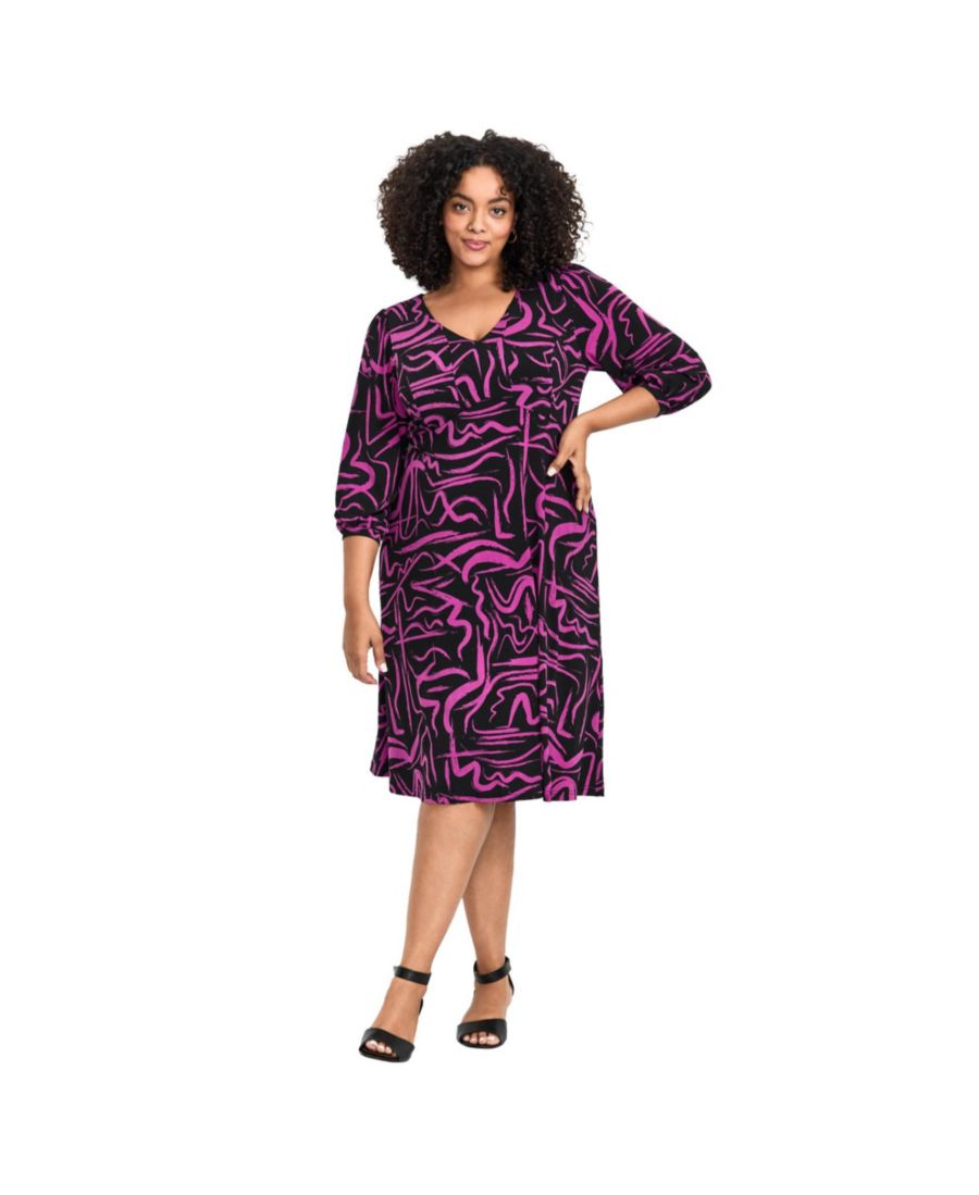 Женское платье Audrey Ity AVENUE, Black magenta abstract
Женское платье Audrey Ity AVENUE, Black magenta abstract