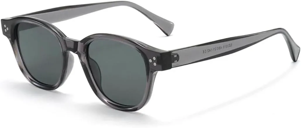 Ретро-модные круглые солнцезащитные очки для женщин и мужчин, классический винтажный стиль, защита от УФ-излучения UV400, для активного отдыха VFDHN, Shiny Gray Black
Ретро-модные круглые солнцезащитные очки для женщин и мужчин, классический винтажный стиль, защита от УФ-излучения UV400, для активного отдыха VFDHN, Shiny Gray Black