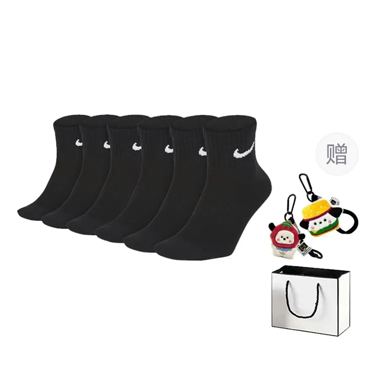 Nike Носки до щиколотки унисекс, 3 шт, 6 шт, черные
Nike Носки до щиколотки унисекс, 3 шт, 6 шт, черные